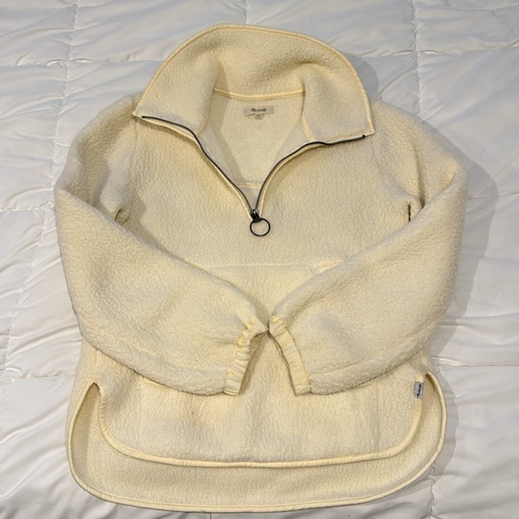 Madewell Polartec Cream Half-Zip - Picture 6 of 11